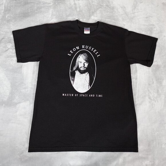 Vintage Other - Vintage Leon Russell Master Of Space And Time T Shirt Mens M Black Y2K 2000s